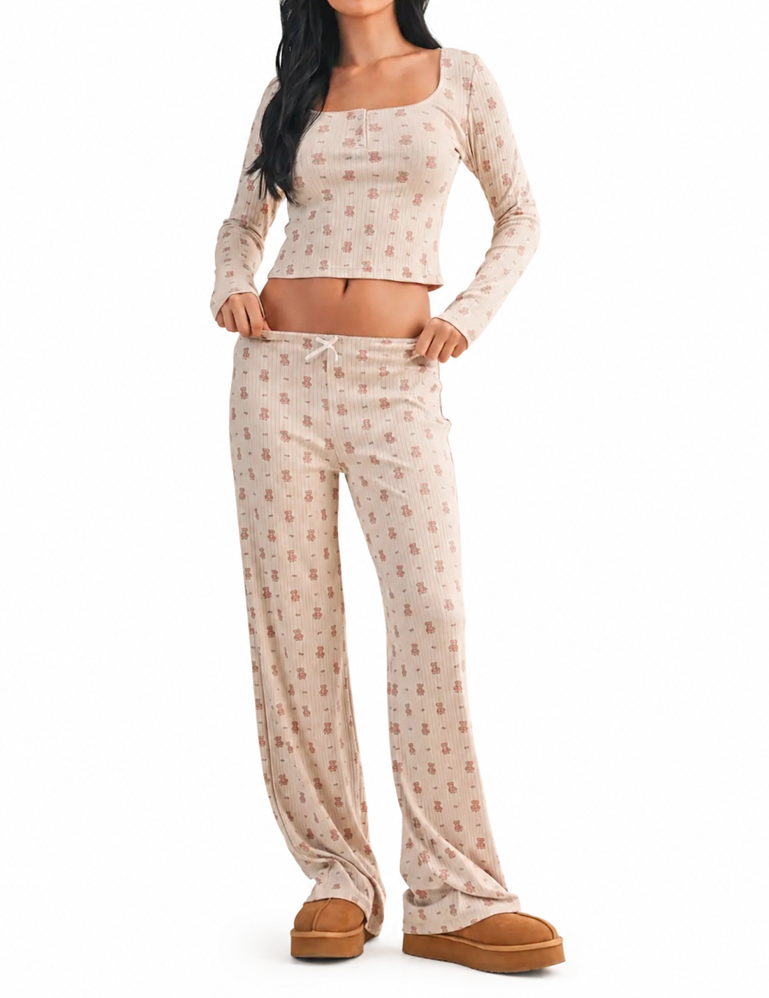 Brown Teddy Set